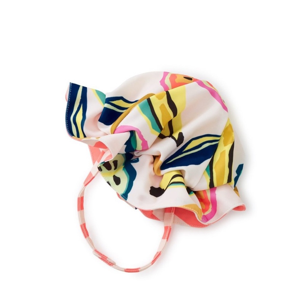 Tea Collection Reversible Ruffle Baby Sun Hat Fruit Print